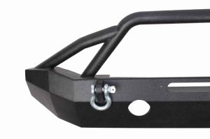 Jeep Wrangler Unlimited JKU Front Bumper - Fishbone Offroad - Full Width Winch - Black Powdercoat - `07-`18